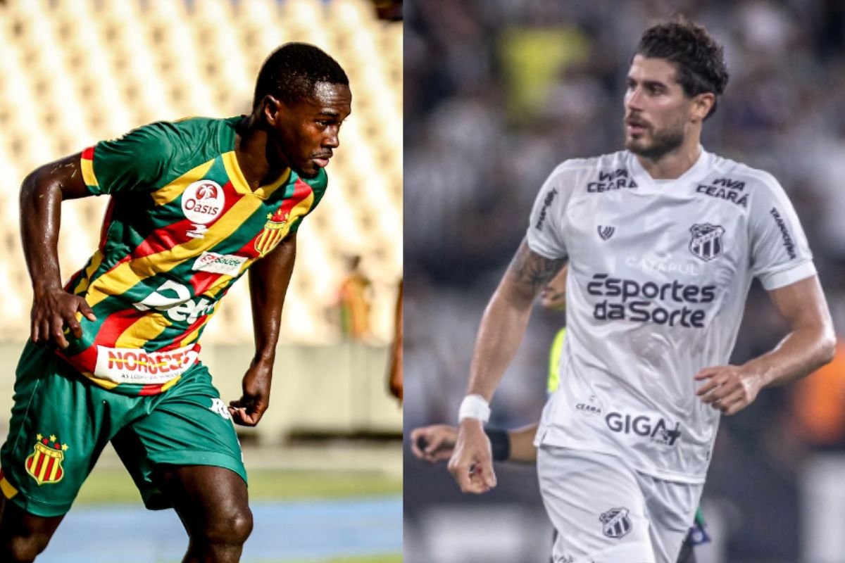 Jogadores das equipes (foto: ronaldfelipefoto / SCFC - Felipe Santos / Ceará SC)