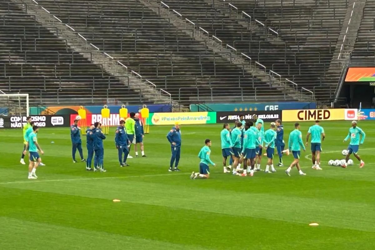 Jogadores da Seleção (foto: André da Silva Costa/Gazeta Press)