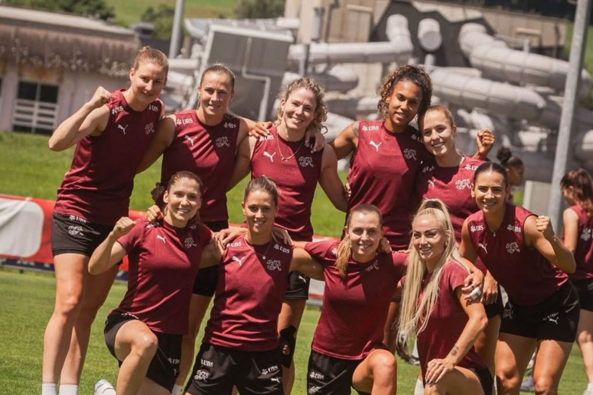 Jogadoras da Seleção Suíça (foto: Divulgação: swissnatiwomen)