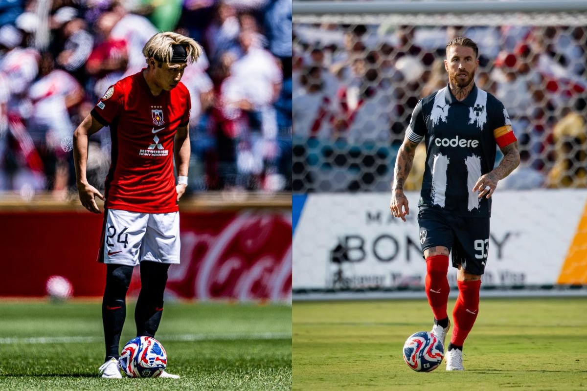 Jogadores das equipes (foto: Divulgação: Urawa - Monterrey)
