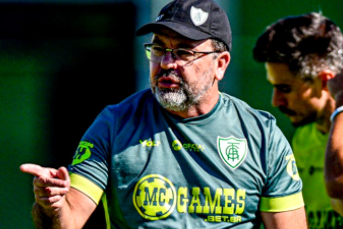 Enderson Moreira, técnico do América (foto: Mourão Panda / América)