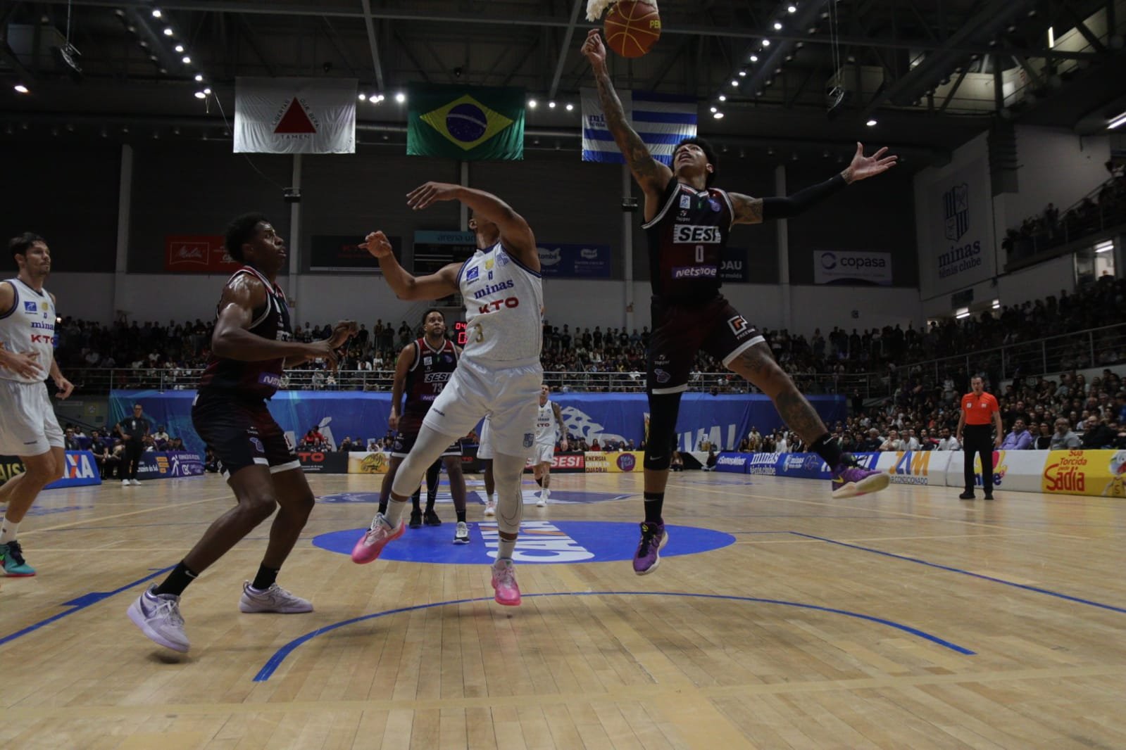 Franca bateu o Minas por 94 a 78 (foto: Otávio Rangel/No Ataque)