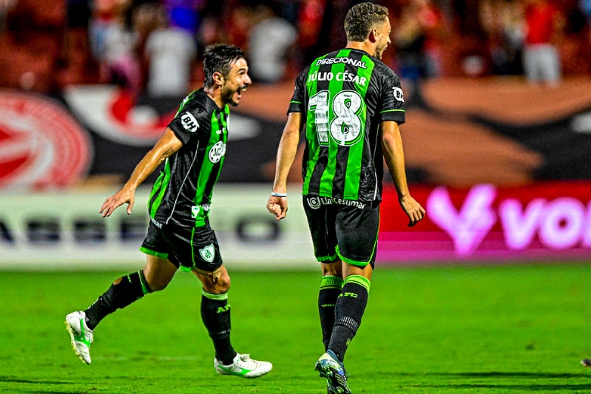 América venceu o Vila Nova na Série B (foto: Mourão Panda/América)