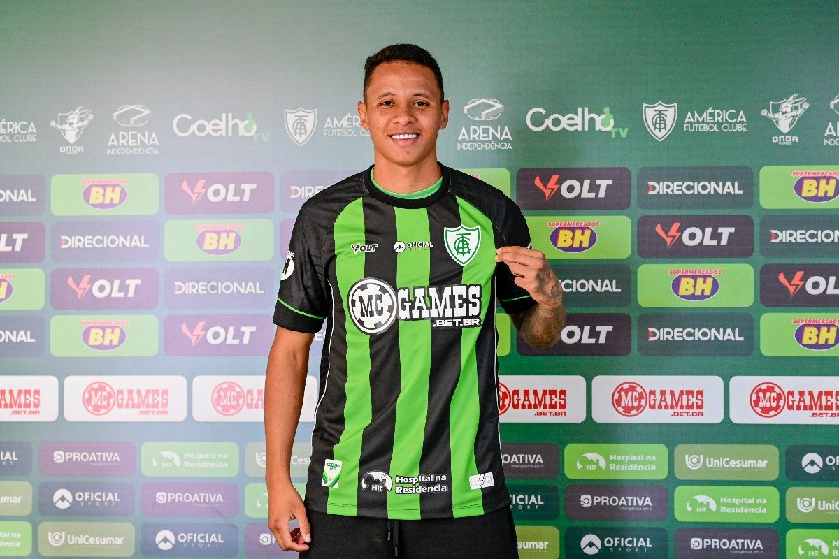 Arthur Sousa, atacante do América (foto: Mourão Panda/América)