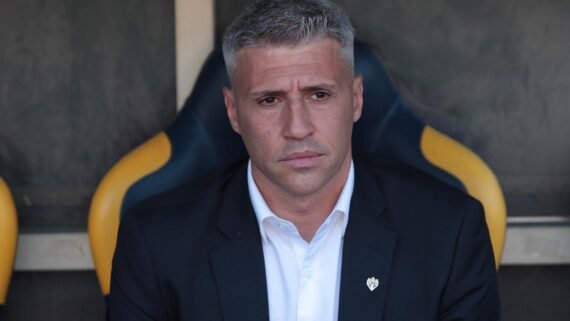 Hernán Crespo, técnico do São Paulo (foto: Rubens Chiri/saopaulofc.net - 25/7/202)