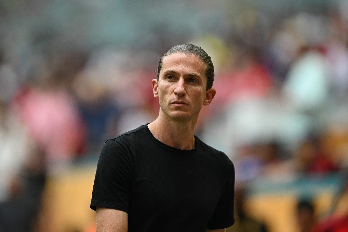 Filipe Luís, técnico do Flamengo (foto: Patricia de Melo Moreira/AFP)