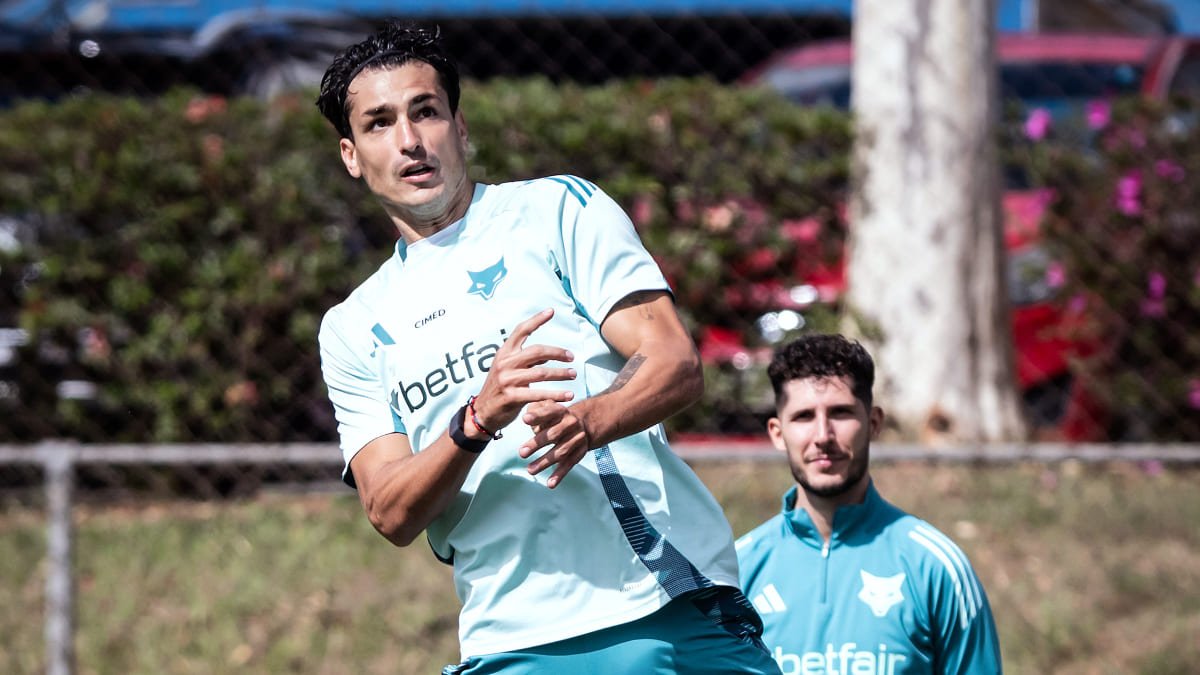 Juan Dinenno, atacante do Cruzeiro (foto: Gustavo Aleixo/Cruzeiro)