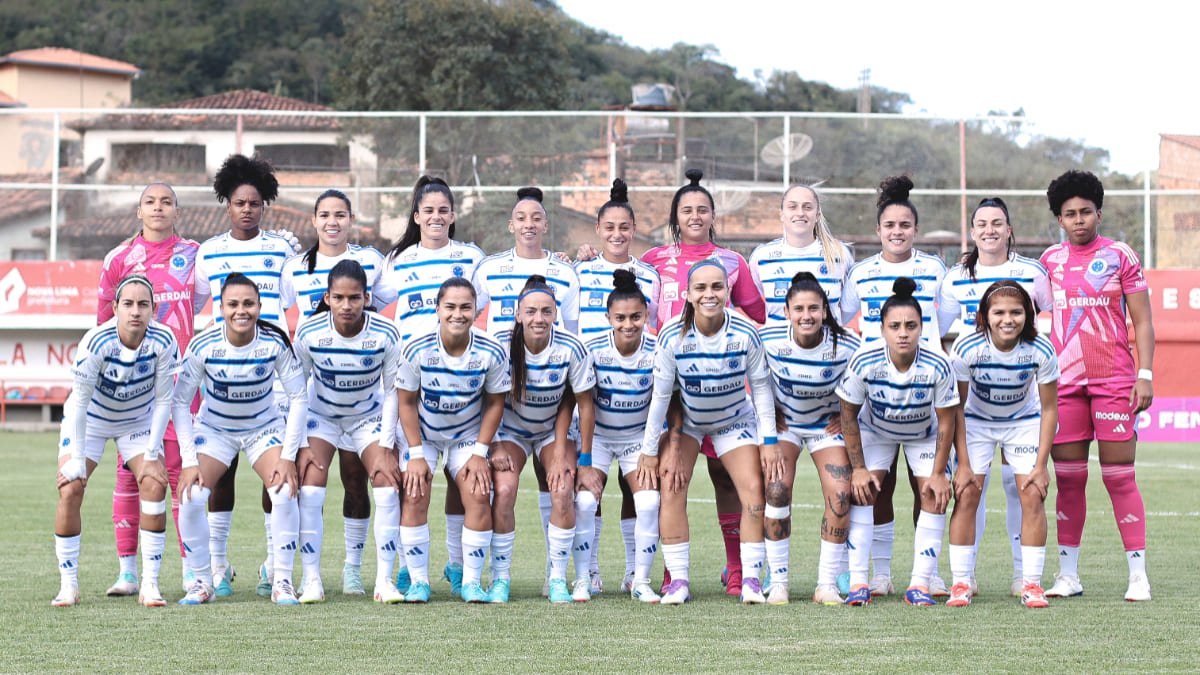 Jogadoras do Cruzeiro no Brasileiro Feminino (foto: Gustavo Martins/Cruzeiro)