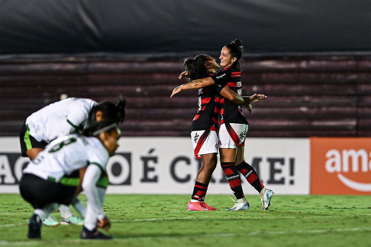 Flamengo ganhou do América por 3 a 0 (foto: Nayra Halm/ Staff Images Woman/ CBF)