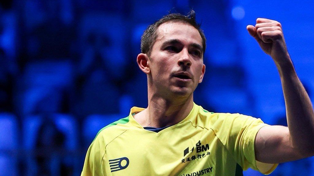 Hugo Calderano, mesa-tenista brasileiro (foto: WTT/Divulgação)