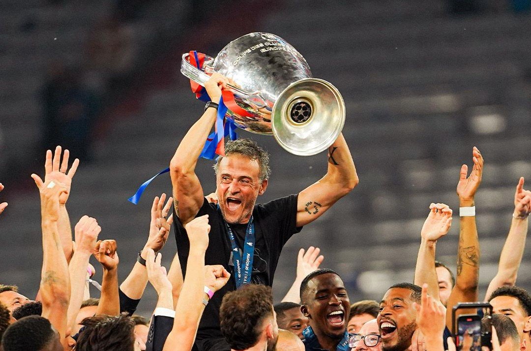 Luis Enrique, técnico do PSG (foto: PSG/Divulgação)