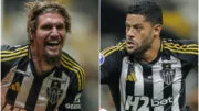 Lyanco e Hulk em jogo pelo Atlético (foto: Montagem com imagens de Pedro Souza/Atlético)