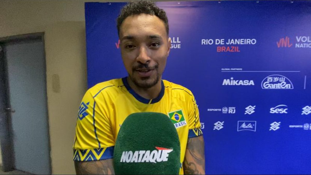 Maique, líbero da Seleção, em entrevista exclusiva ao No Ataque (foto: Rafael Cyrne/EM/D.A Press)
