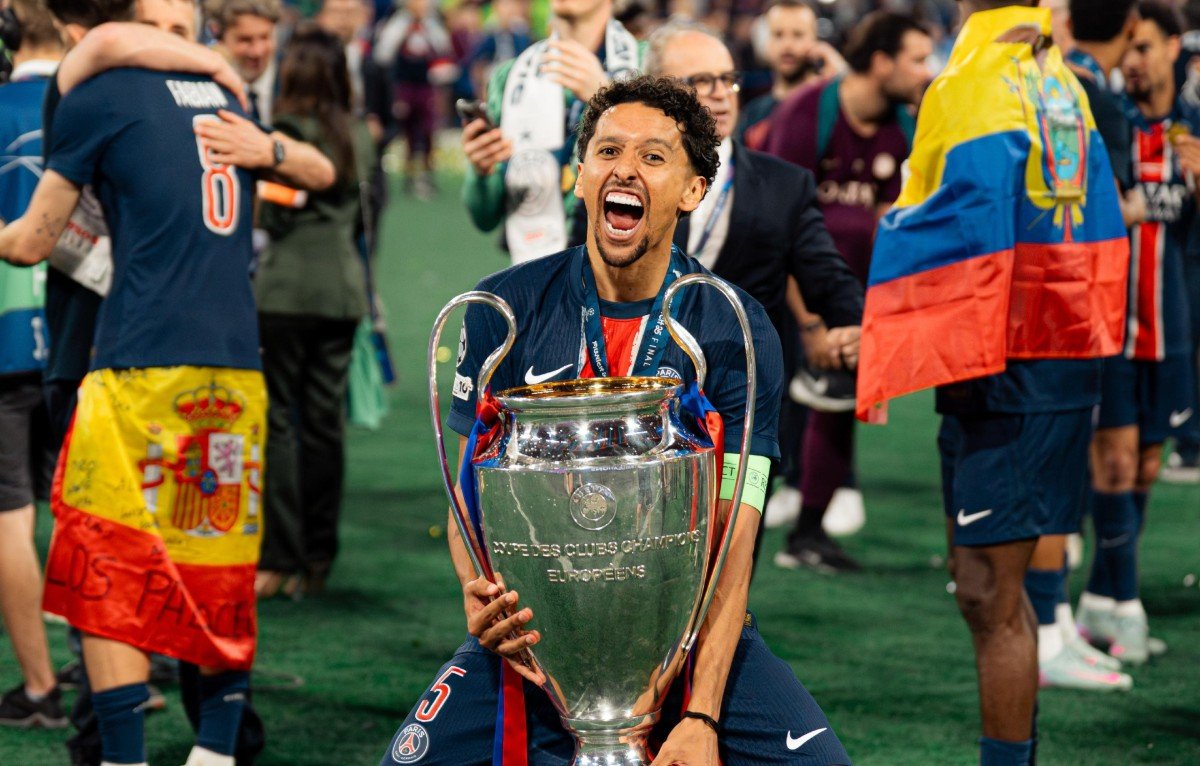 Marquinhos é um dos brasileiros na lista (foto: PSG/Divulgação)