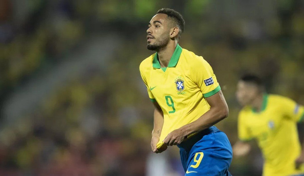 Matheus Cunha, atacante da Seleção Brasileira e agora do Manchester United (foto: Vitor Silva/CBF)