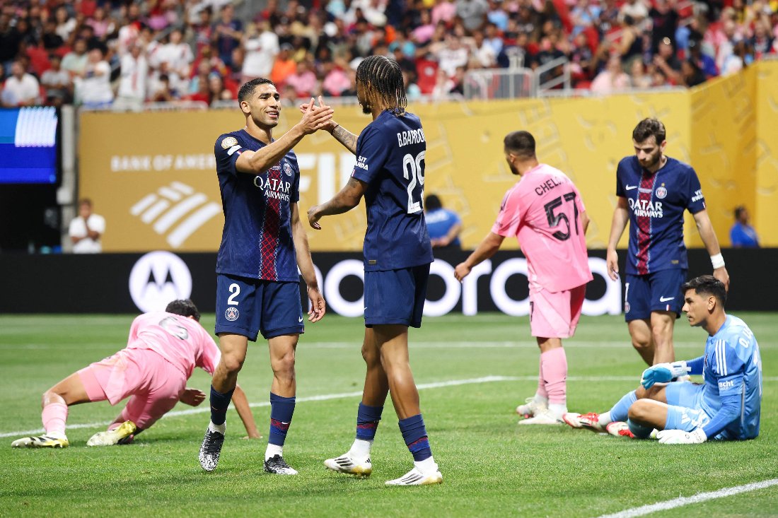 PSG goleou o Inter Miami nas oitavas de final do Mundial de Clubes (foto: Alex Grimm/Getty Imagess via AFP)