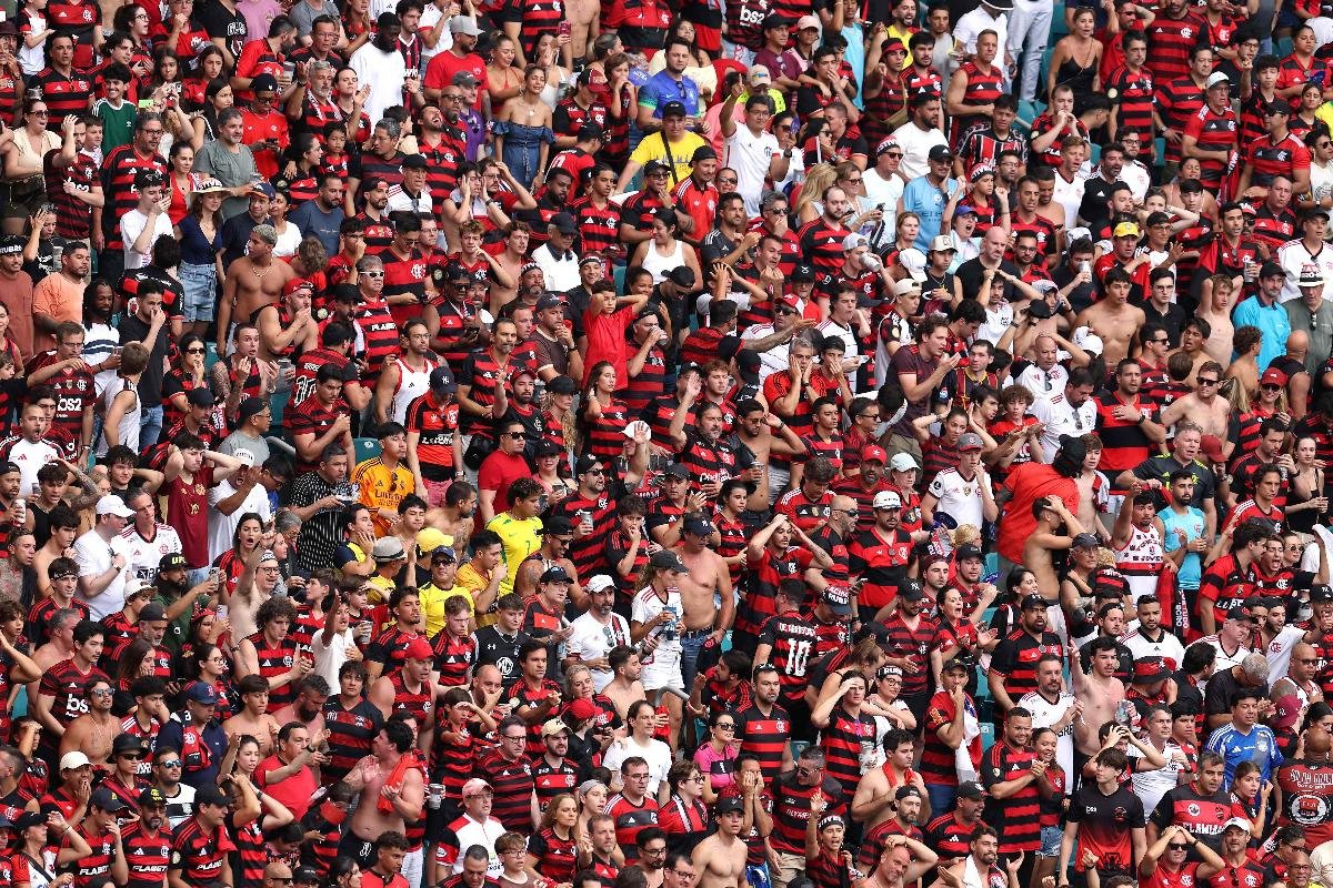 Torcida do Flamengo (foto: Francois Nel / GETTY IMAGES NORTH AMERICA / Getty Images via AFP)