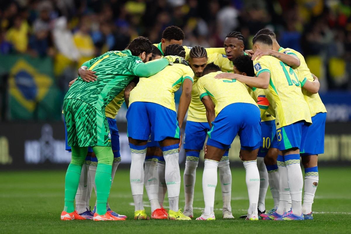 Seleção Brasileira se classificou para a Copa do Mundo de 2026 (foto: Miguel Schincariol/AFP)