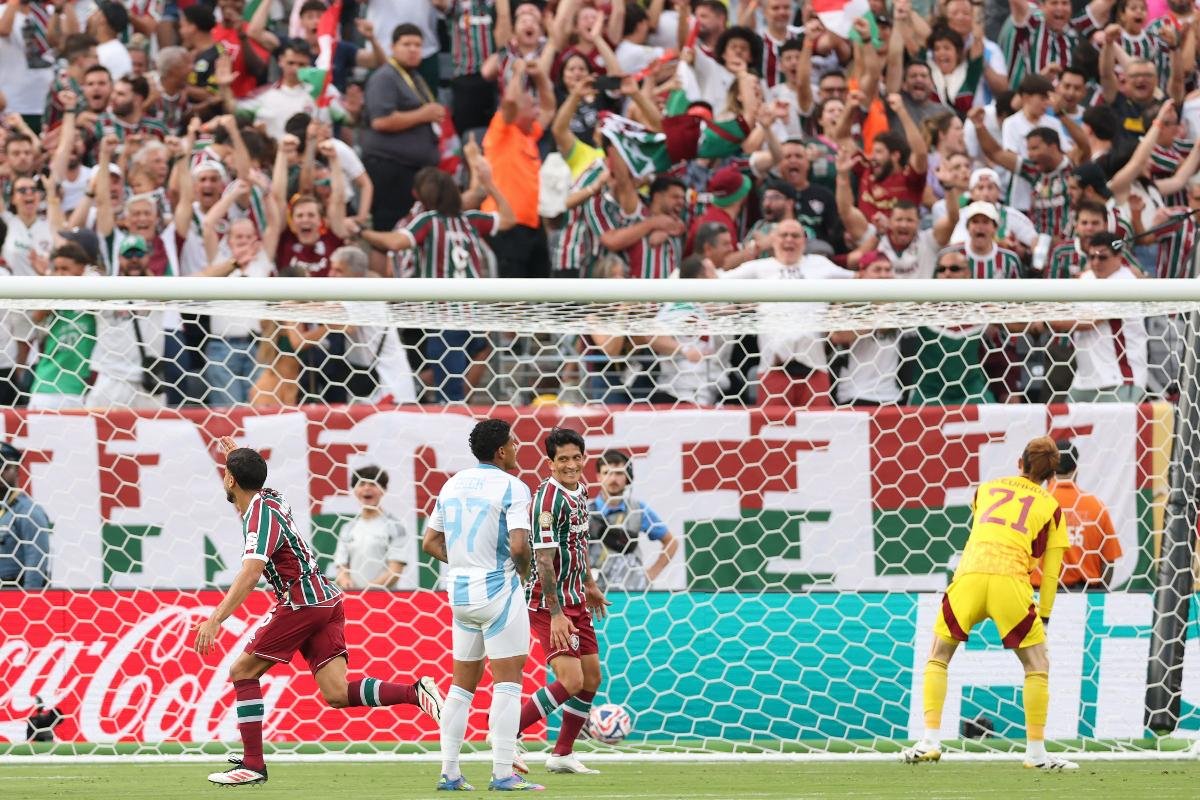 Fluminense venceu Ulsan HD de virada por 3 a 2 (foto: CHARLY TRIBALLEAU / AFP)