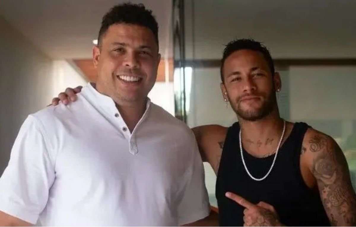 Ronaldo e Neymar (foto: Reprodução)