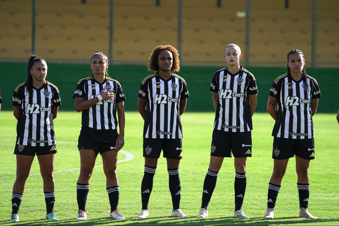 Jogadoras do Atlético (foto: Pedro Click / Atlético)