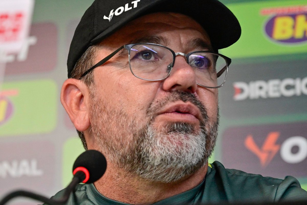 Enderson Moreira, técnico do América (foto: Mourão Panda / América)