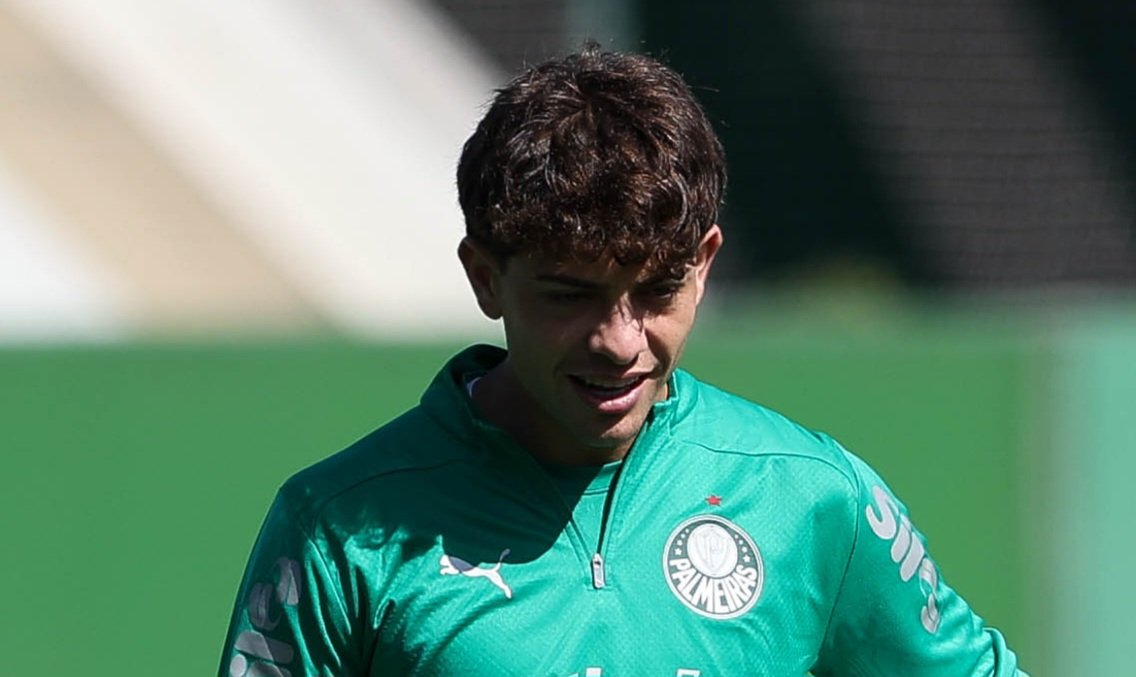 Agustín Giay joga no Palmeiras (foto: Cesar Greco/Palmeiras)