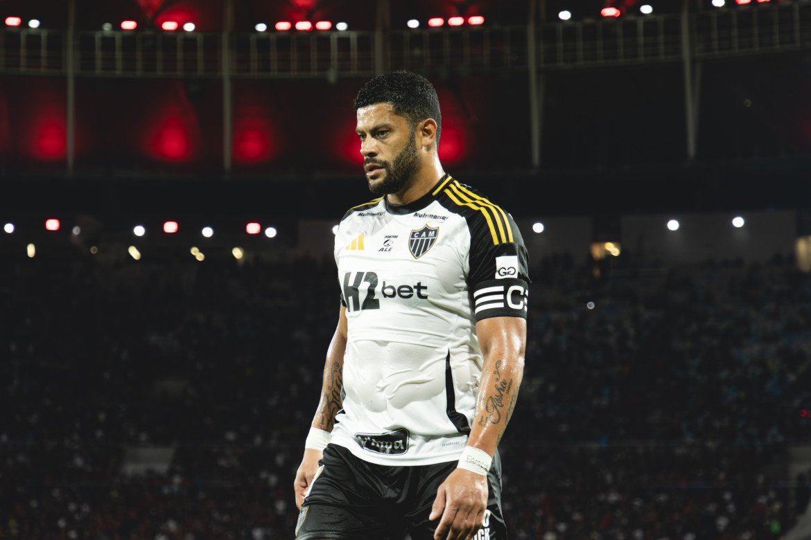 Hulk, atacante do Atlético, em derrota para o Flamengo, no Maracanã, pelo Brasileirão (foto: Pedro Souza / Atlético)