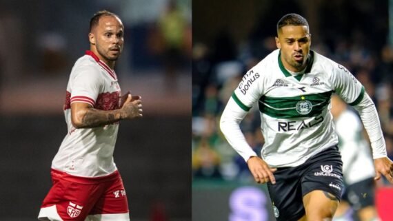 Jogadores das equipes (foto: Divulgação: Francisco Cedrim | CRB - JP Pacheco | Coritiba)