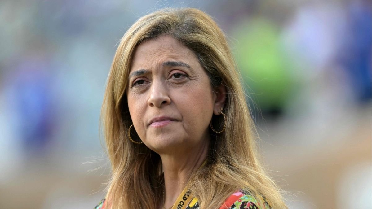Leila Pereira é presidente do Palmeiras (foto: Juan MABROMATA / AFP)