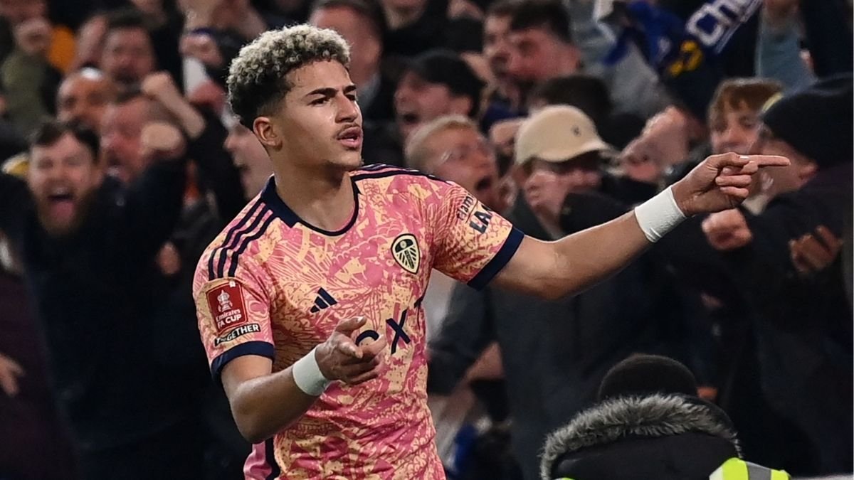 Mateo Joseph, atacante do Leeds (foto: Glyn KIRK / AFP)