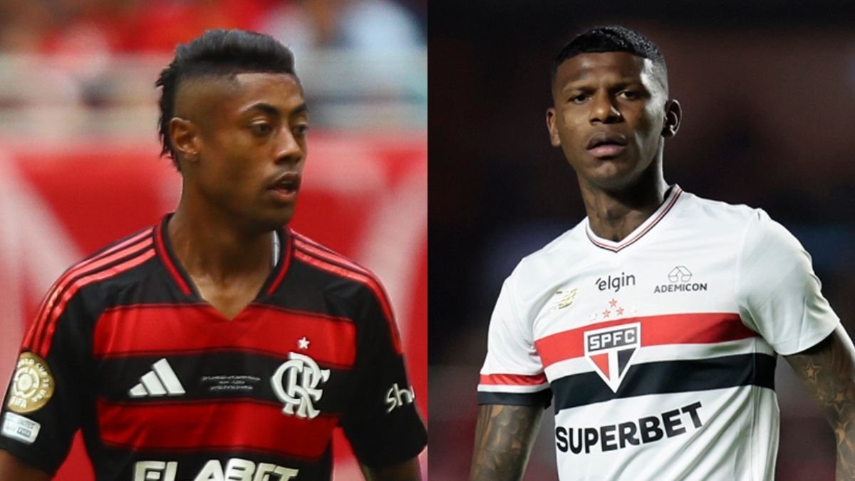 Gilvan de Souza/Flamengo e Rubens Chiri e Paulo Pinto/Saopaulofc.net (foto: Gilvan de Souza/Flamengo e Rubens Chiri e Paulo Pinto/Saopaulofc.net)