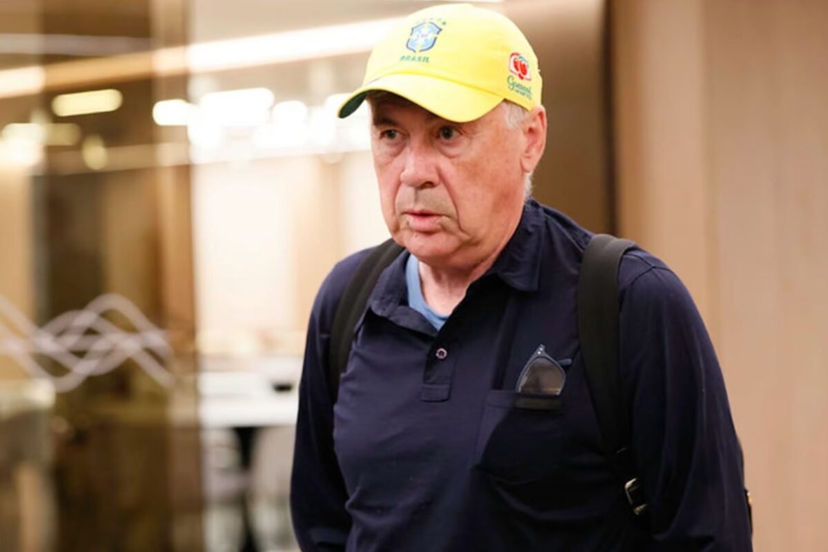 Carlo Ancelotti, técnico da Seleção Brasileira (foto: Rafael Ribeiro/CBF)