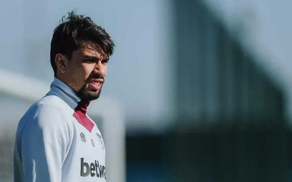 Lucas Paquetá durante treino do West Ham (foto: Foto: Divulgação/West Ham)