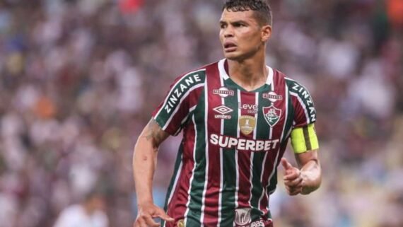 Thiago Silva pelo Fluminense (foto: Thiago Silva pelo Fluminense (Foto: Marcelo Gonçalves))