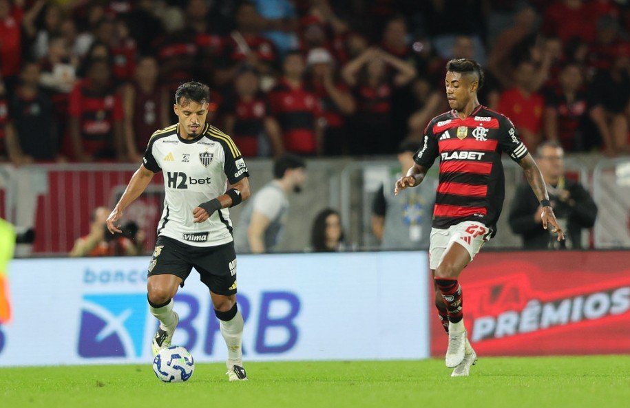 Flamengo e Atlético (foto: Pedro Souza / Atlético)