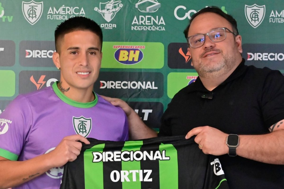 Titi Ortiz ficou com a camisa 10 no América (foto: Mourão Panda/América)