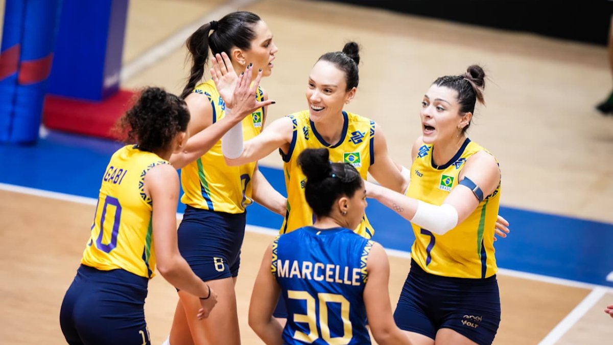 Brasil atropelou Japão na VNL de 2025, mas teve rival como algoz em 2024