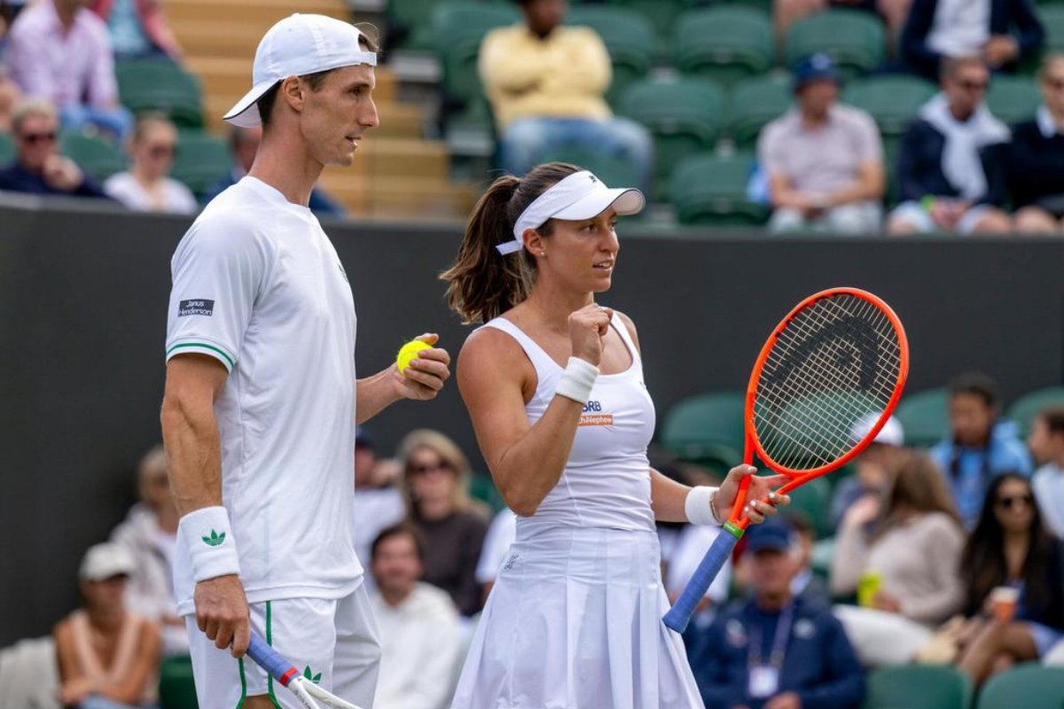 Luisa Stefani e Joe Salisbury vão à final das duplas de Wimbledon (foto: Divulgação/ZDL Pressroom)