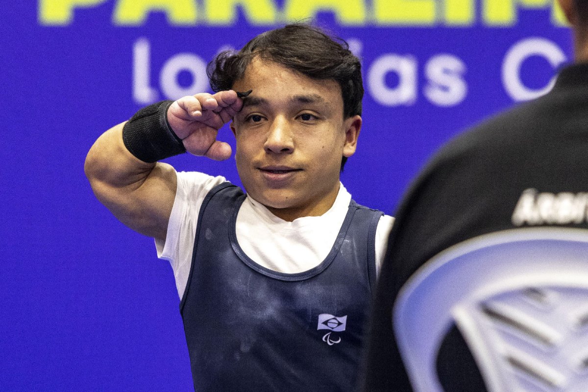 O halterofilista Gabriel Serafim (foto: Divulgação)