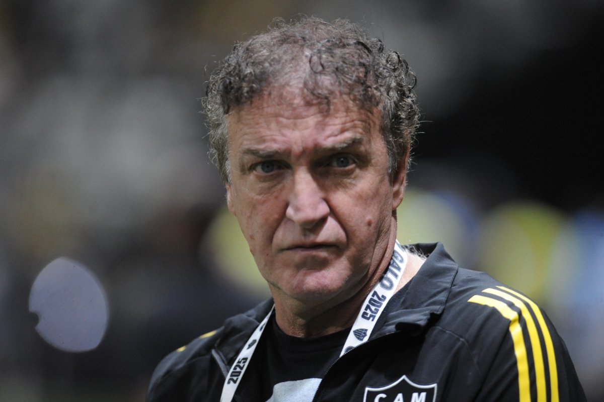 Cuca, treinador do Atlético (foto: Alexandre Guzanshe/EM/D.A Press)