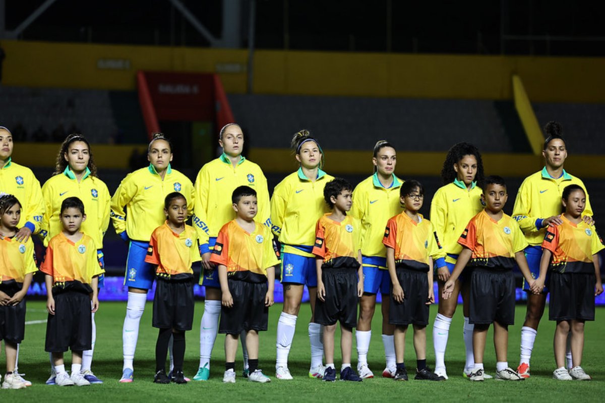 Seleção Brasileira na Copa América Feminina (foto: Lívia Villas Boas/ CBF)