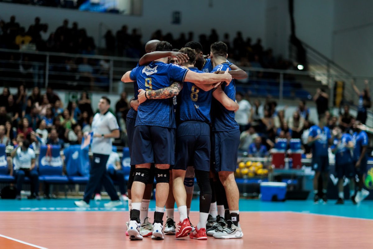 Time masculino do Minas (foto: Hedgard Moraes/ MTC)