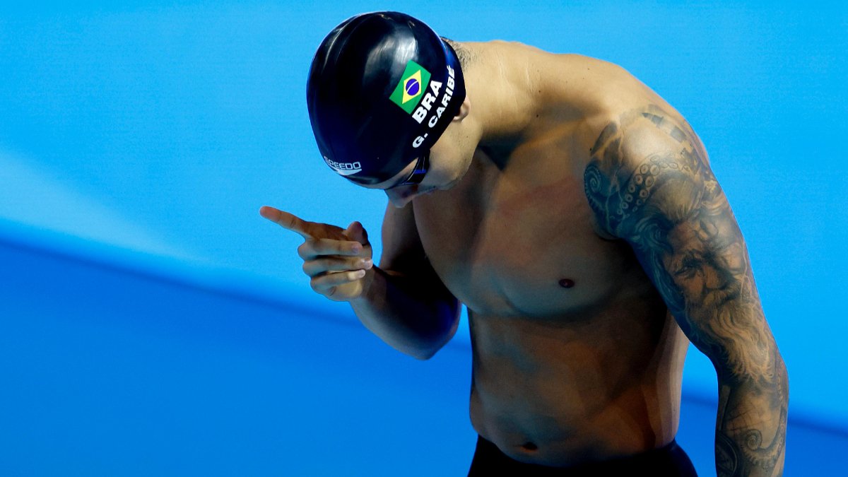 Guilherme Caribé, nadador brasileiro (foto: Divulgação CBDA)