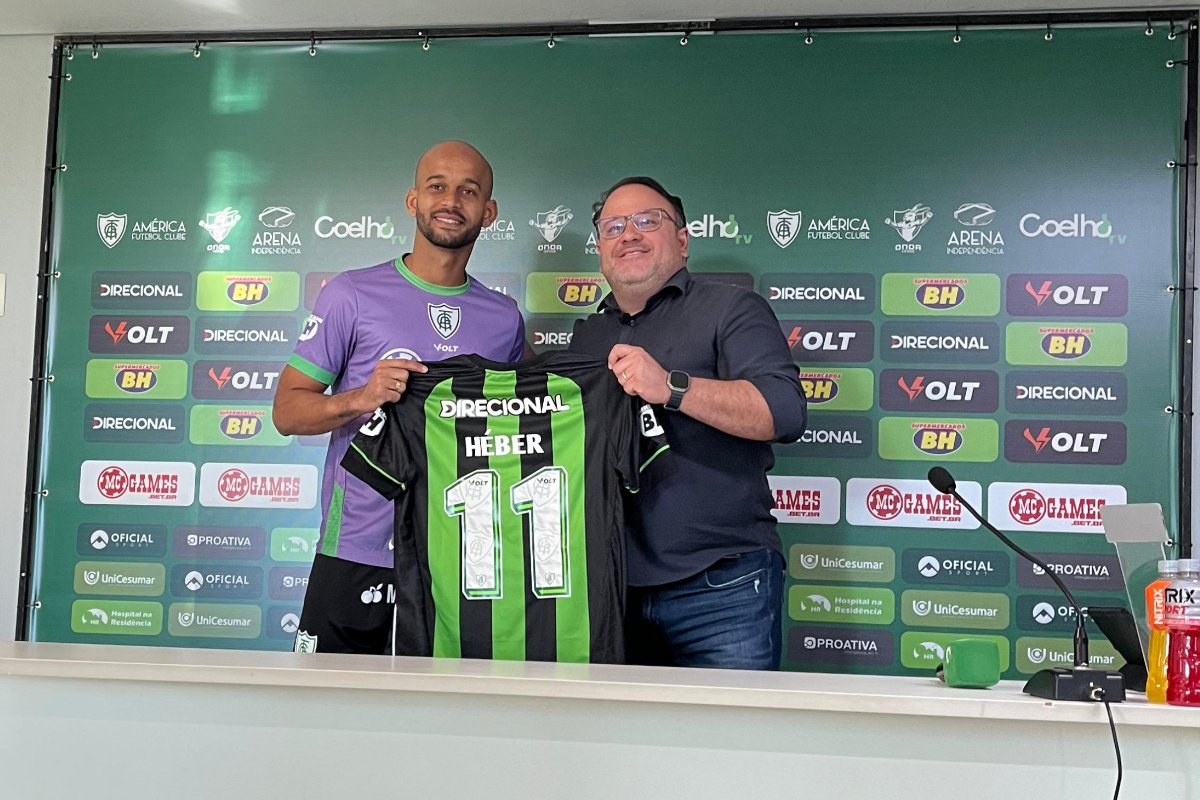 Héber, reforço do América (foto: Izabela Baeta/No Ataque)