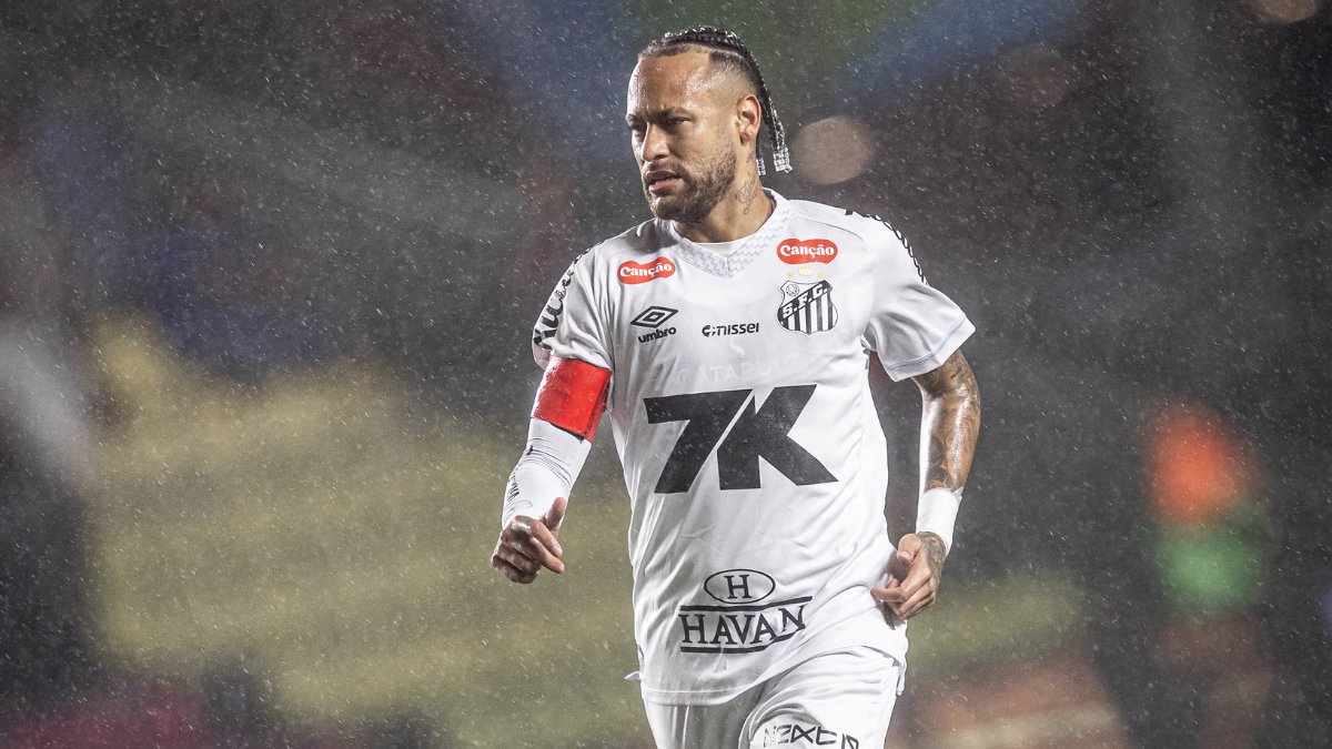 Neymar, atacante do Santos (foto: Raul Baretta/ Santos FC)