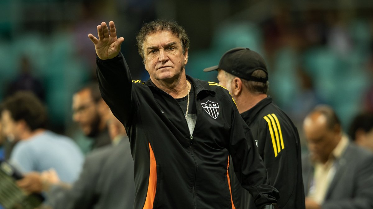 Cuca, técnico do Atlético (foto: Pedro Souza/Atlético)