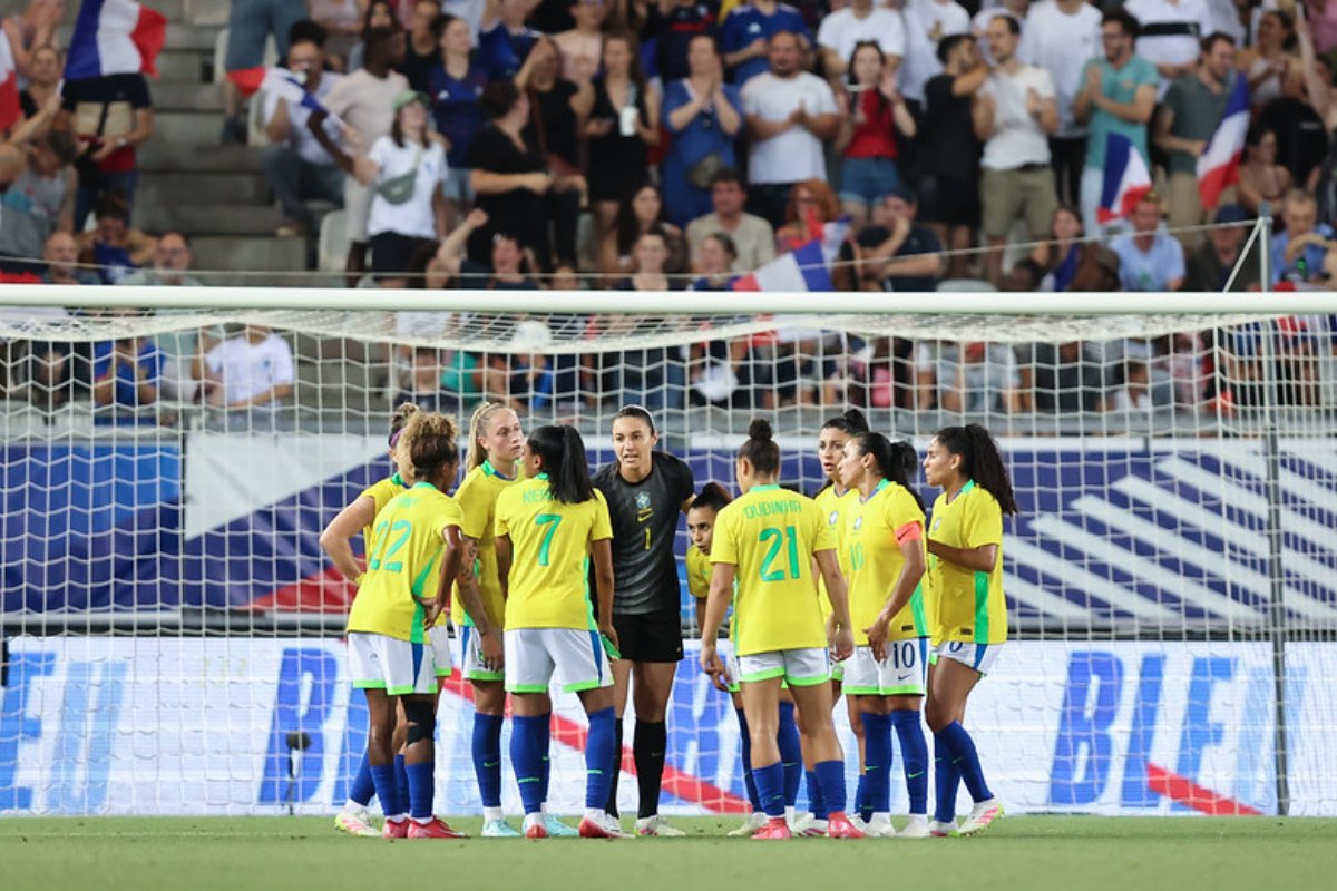 Seleção Brasileira em amistoso (foto: Lívia Villas Boas / CBF)