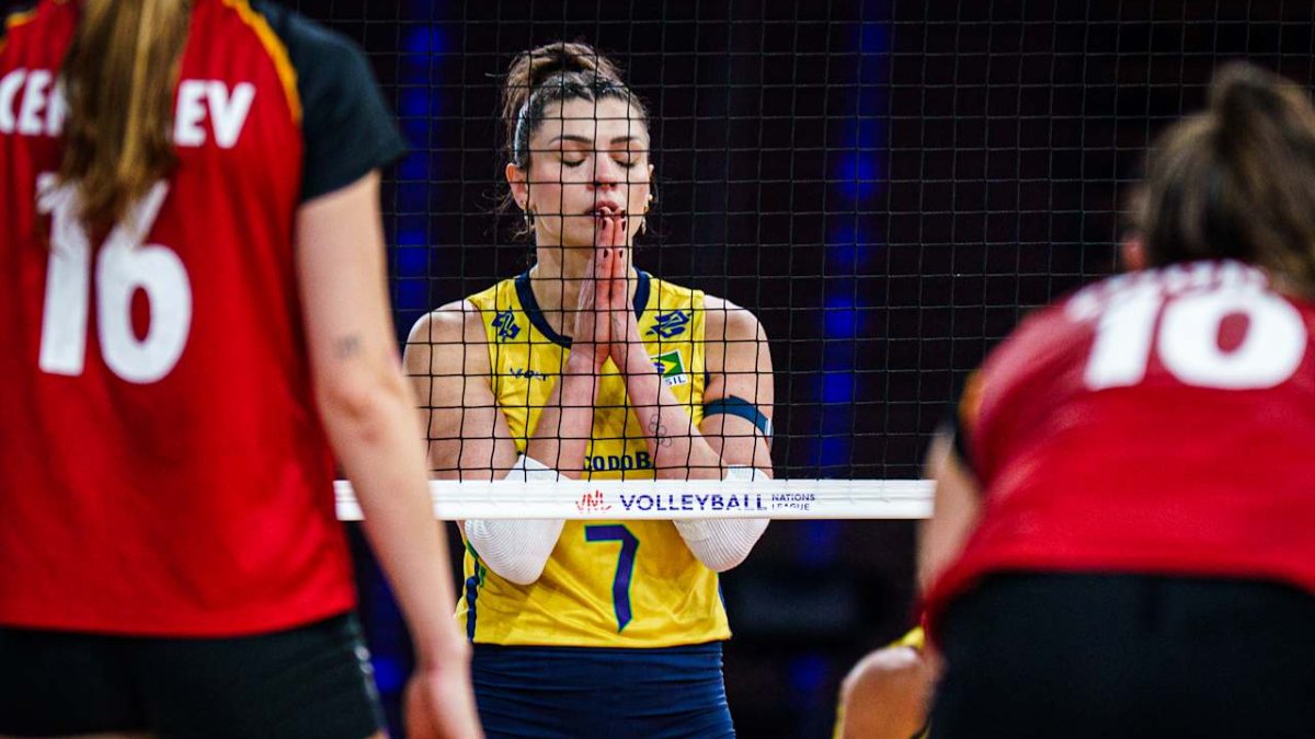Rosamaria, oposta da Seleção Brasileira Feminina de Vôlei (foto: Divulgação FIVB)