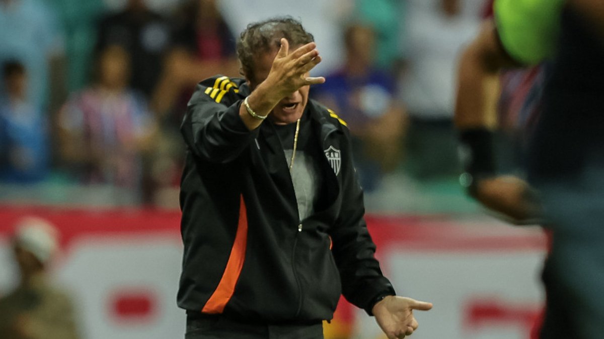 Cuca, técnico do Atlético (foto: Pedro Souza/Atlético)